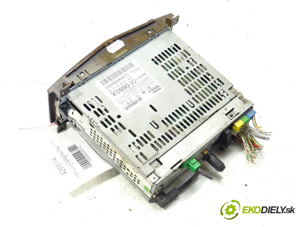 PEUGEOT 607 (9D, 9U) 2000 - 2022    3.0 V6 24V 152 kW [207 KM] benzyna 2000 - 2004  RADIO 96426673GV (Audio zariadenia)