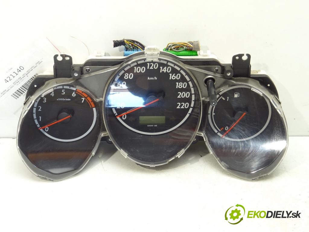 HONDA JAZZ II (GD_, GE3, GE2) 2001 - 2008    1.2 i-DSI (GD5, GE2) 57 kW [78 KM] benzyna 2002 -   Prístrojovka 78100SAAG100 (Prístrojové dosky, displeje)