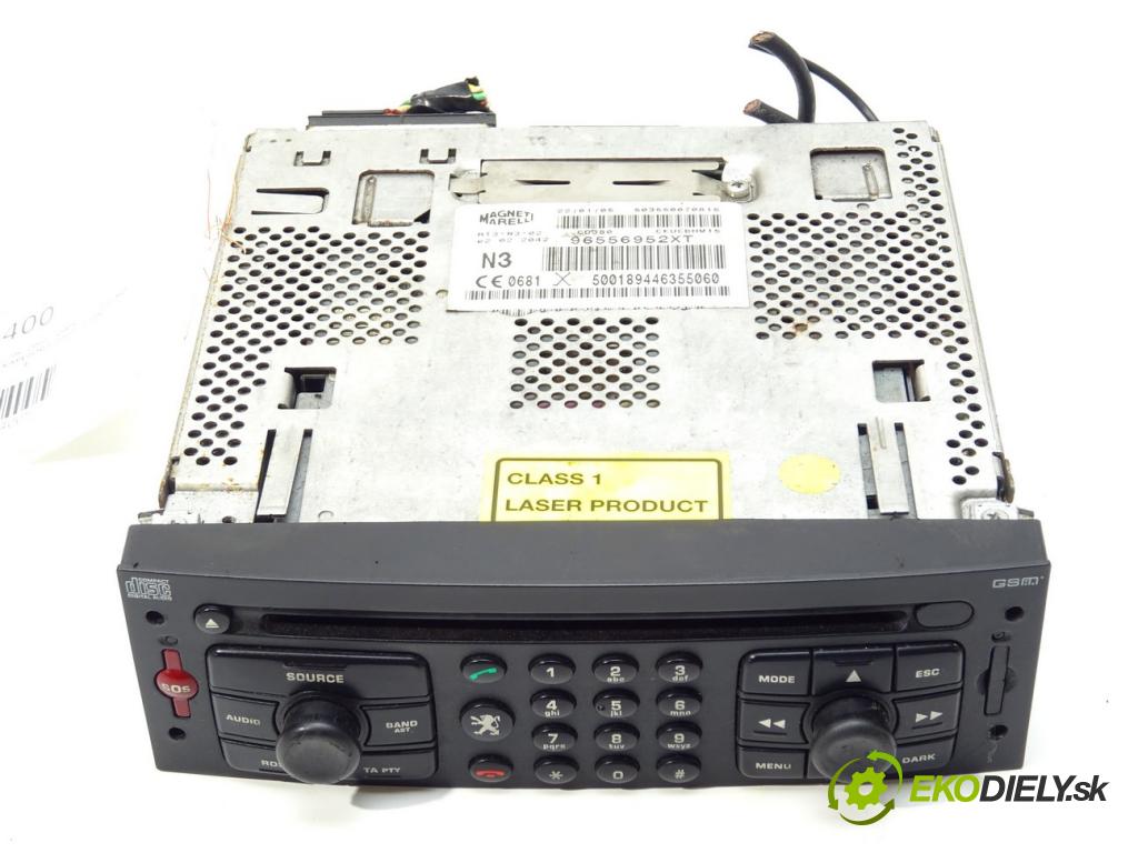 PEUGEOT 307 SW (3H) 2002 - 2009    2.0 HDi 135 100 kW [136 KM] olej napędowy 2004 - 2  RADIO 96556952XT (Audio zariadenia)