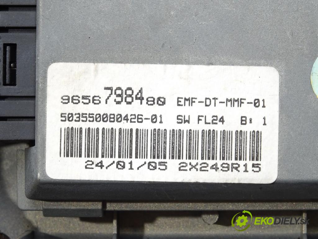 PEUGEOT 307 SW (3H) 2002 - 2009    2.0 HDi 135 100 kW [136 KM] olej napędowy 2004 - 2  Dislpej 9656798480 (Prístrojové dosky, displeje)