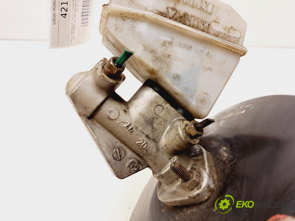 RENAULT CLIO II (BB_, CB_) 1998 - 2016    1.5 dCi (B/CB08) 60 kW [82 KM] olej napędowy 2001   posilovač pumpa brzdová 8200193383 (Posilovače brzd)