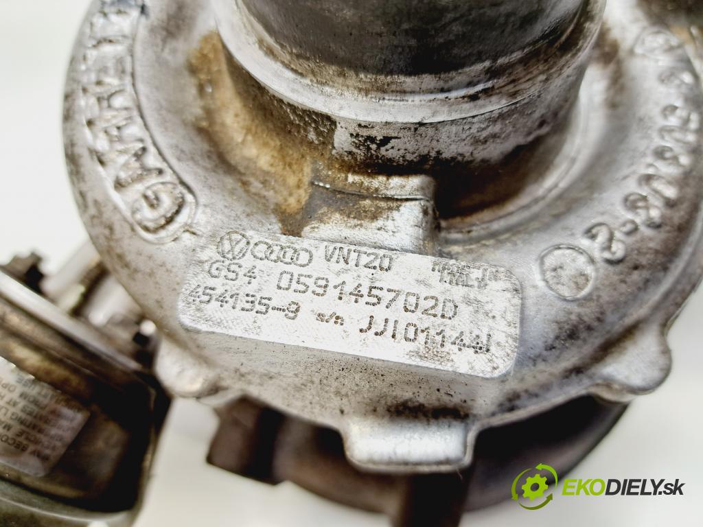 VW PASSAT B5.5 (3B3) 2000 - 2005    2.5 TDI 110 kW [150 KM] olej napędowy 2000 - 2005  Turbodúchadlo,turbo 059145702D (Turbodúchadlá (kompletné))