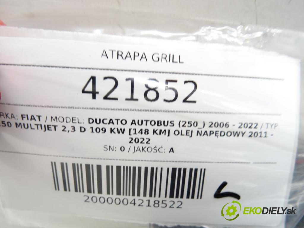 FIAT DUCATO Autobus (250_) 2006 - 2022    150 Multijet 2,3 D 109 kW [148 KM] olej napędowy 2  mřížka maska  (Mřížky (masky) chladičů)