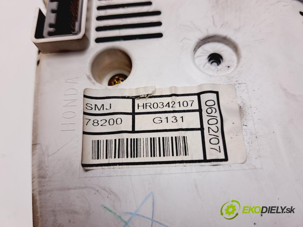 HONDA CIVIC VIII Hatchback (FN, FK) 2005 - 2022    2.2 CTDi (FK3) 103 kW [140 KM] olej napędowy 2005   Prístrojovka HR0342107 (Prístrojové dosky, displeje)