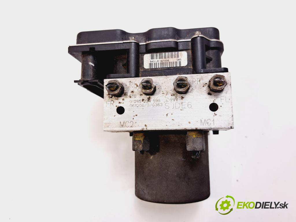 HONDA FR-V (BE) 2004 - 2022    1.8 (BE1) 103 kW [140 KM] benzyna 2007 - 2022  Pumpa ABS 0265234598 (Pumpy ABS)