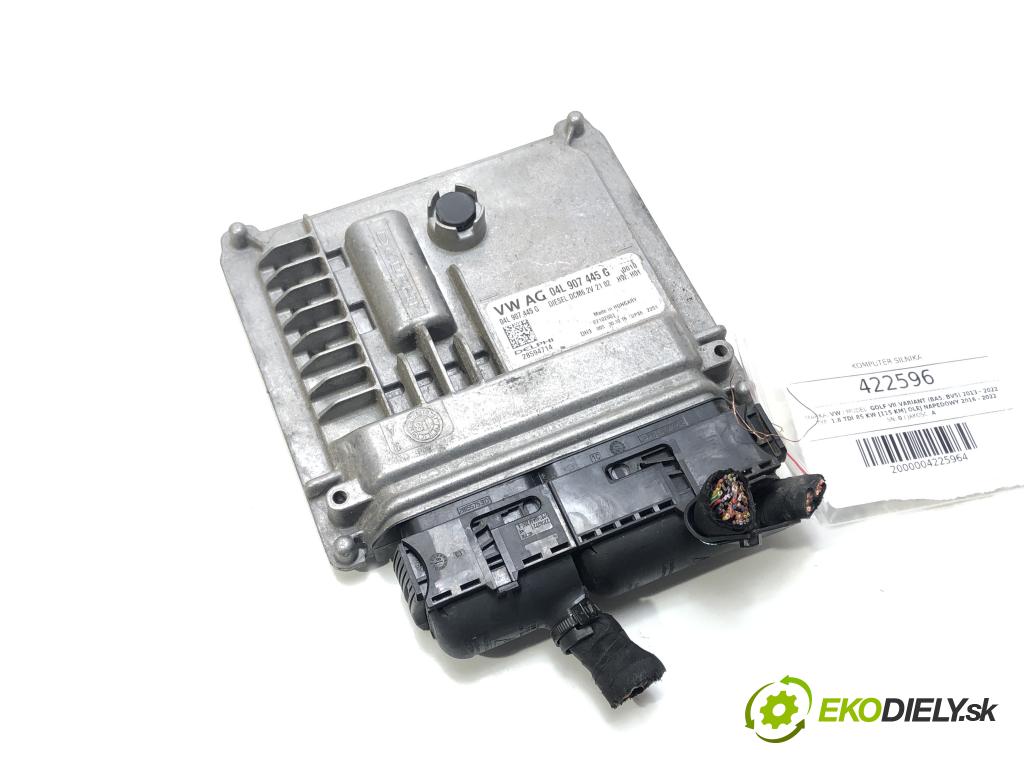 VW GOLF VII Variant (BA5, BV5) 2013 - 2022    1.6 TDI 85 kW [115 KM] olej napędowy 2016 - 2022  riadiaca jednotka Motor 04L907445G (Riadiace jednotky)