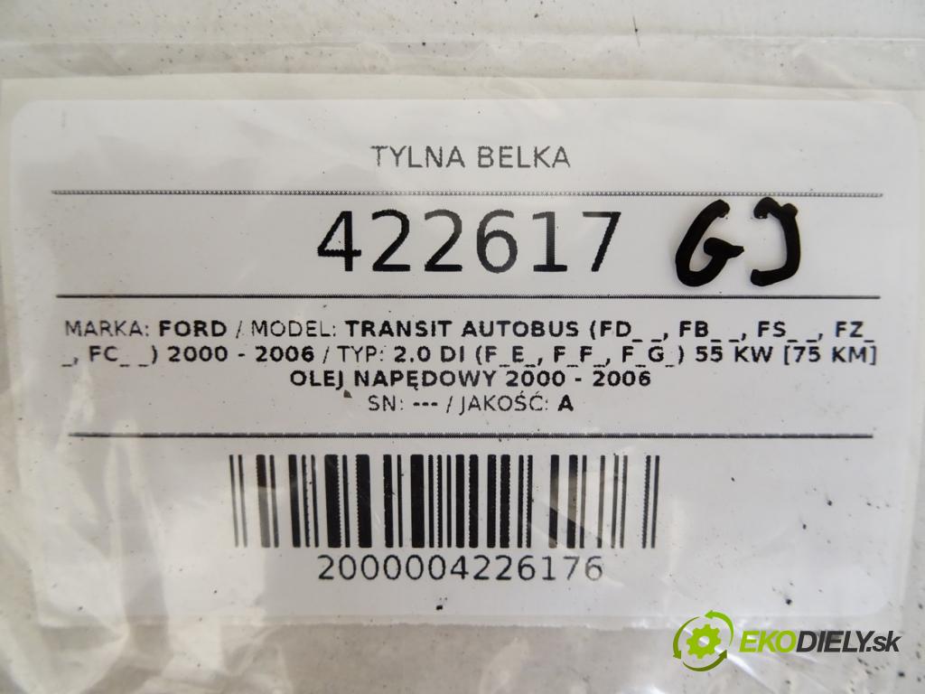 FORD TRANSIT Autobus (FD_ _, FB_ _, FS_ _, FZ_ _, FC_ _) 2000 - 2006    2.0 DI (F_E_, F_F_, F_G_) 55 kW [75 KM] olej napęd  zadní část výztuha