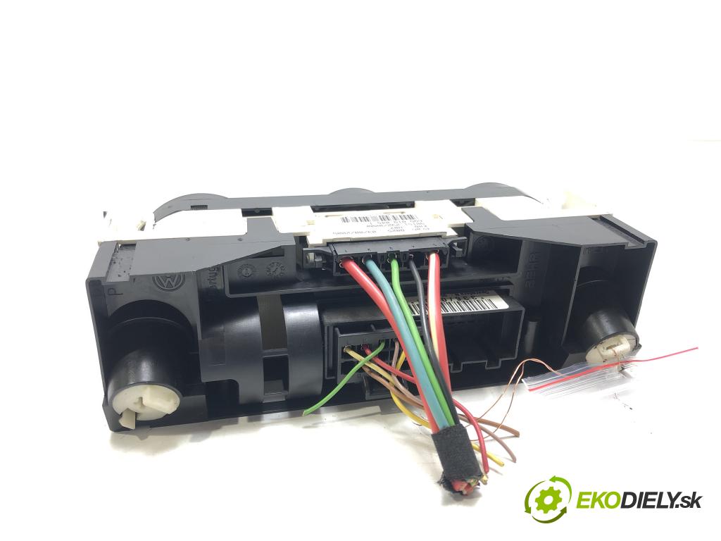 VW POLO (9N_, 9A_) 2001 - 2014    1.4 16V 55 kW [75 KM] benzyna 2001 - 2008  Panel ovládania kúrenia 6Q0819045T (Prepínače, spínače, tlačidlá a ovládače kúrenia)