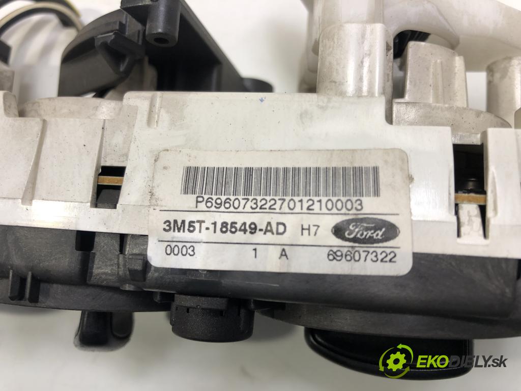 FORD FOCUS II (DA_, HCP, DP) 2004 - 2013    1.6 TDCi 66 kW [90 KM] olej napędowy 2005 - 2012  Panel ovládania kúrenia 3M5T-18549-AD (Prepínače, spínače, tlačidlá a ovládače kúrenia)