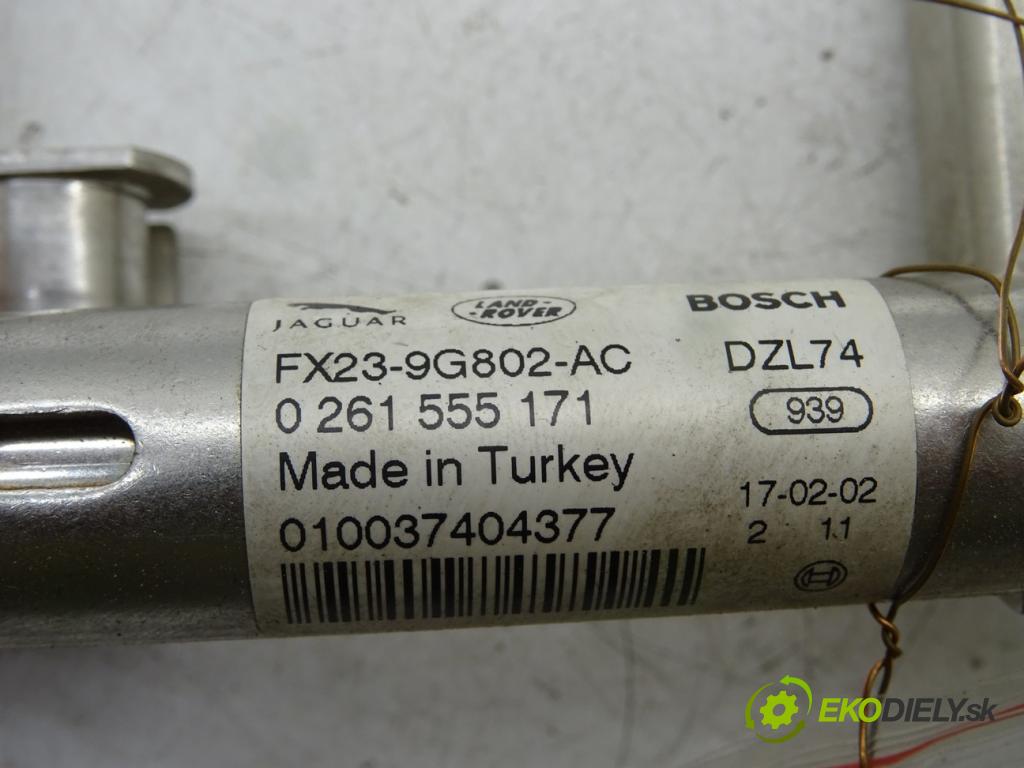 JAGUAR F-PACE (X761) 2015 - 2022    3.0 SCV6 AWD 250 kW [340 KM] benzyna 2015 - 2022  Lišta vstrekovacia FX23-9G802-AC DX23-9D280-CB (Vstrekovacie lišty)