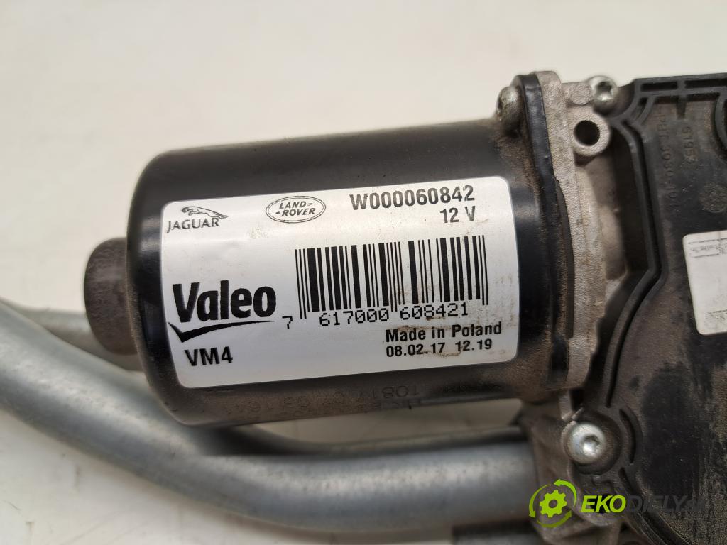 JAGUAR F-PACE (X761) 2015 - 2022    3.0 SCV6 AWD 250 kW [340 KM] benzyna 2015 - 2022  Mechanizmus stieračov predný W000060842 (Motorčeky stieračov predné)