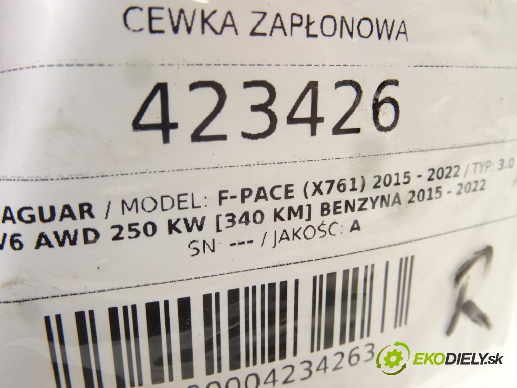 JAGUAR F-PACE (X761) 2015 - 2022    3.0 SCV6 AWD 250 kW [340 KM] benzyna 2015 - 2022  Cievka zapaľovacia DX23-12A366-AC (Zapaľovacie cievky, moduly)