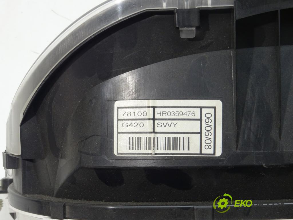 HONDA CR-V III (RE_) 2006 - 2022    2.2 i-CTDi 4WD (RE6) 103 kW [140 KM] olej napędowy  prístrojovka HR0359476 (Přístrojové desky, displeje)