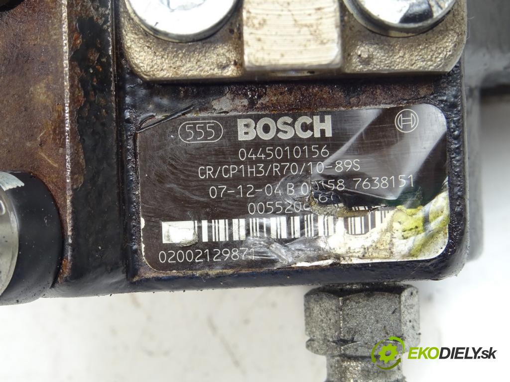 SAAB 9-3 (YS3F, E79, D79, D75) 2002 - 2015    1.9 TiD 88 kW [120 KM] olej napędowy 2004 - 2015  Pumpa vstrekovacia 0445010156 (Vstrekovacie čerpadlá)