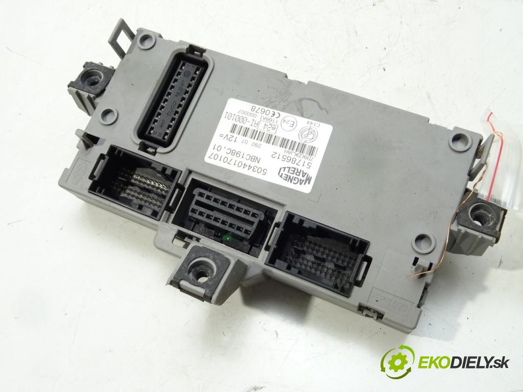 FIAT BRAVO II (198_) 2006 - 2022    1.9 D Multijet (198AXB1A) 88 kW [120 KM] olej napę  Modul BSI 51786512 (Poistkové skrinky)