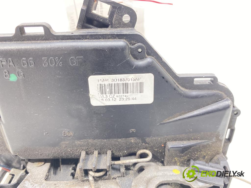 SKODA OCTAVIA II Combi (1Z5) 2004 - 2013    1.6 LPG 75 kW [102 KM] Benzyna / gaz samochodowy (  zámok přední část levý 3D1837015AP