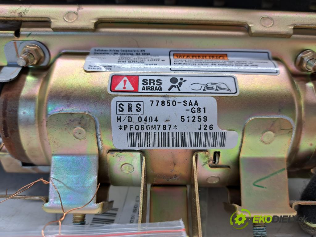 HONDA JAZZ II (GD_, GE3, GE2) 2001 - 2008    1.3 iDSi (GD1) 61 kW [83 KM] benzyna 2002 - 2008  AirBag spolujazdca  (Airbagy)