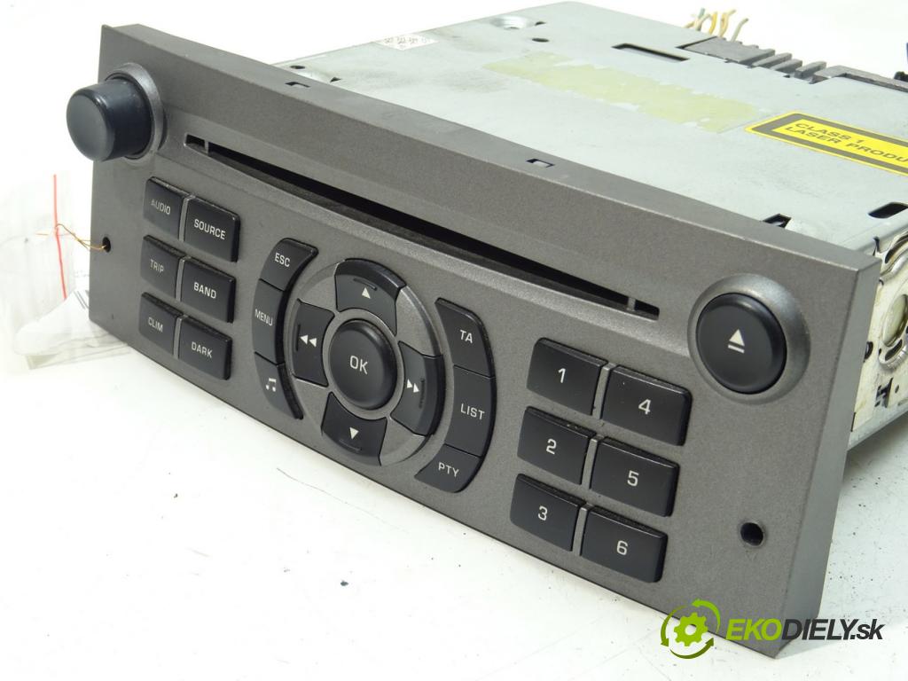 PEUGEOT 407 SW (6E_) 2004 - 2011    1.8 85 kW [116 KM] benzyna 2004 - 2005  RADIO  (Audio zariadenia)