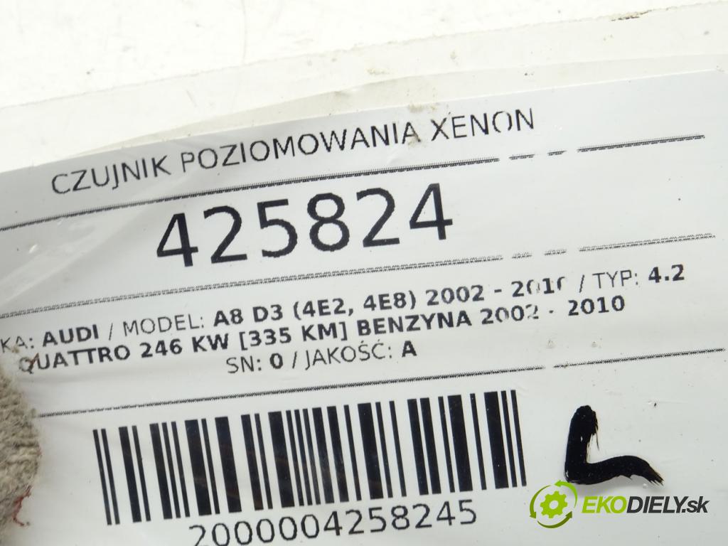 AUDI A8 D3 (4E2, 4E8) 2002 - 2010    4.2 quattro 246 kW [335 KM] benzyna 2002 - 2010  Snímač XENON 4E0907503C (Snímače)