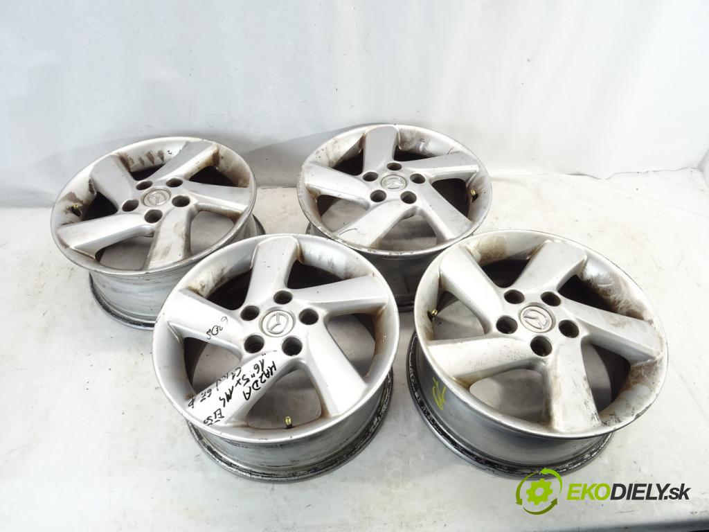 MAZDA ---    ---  disky hliníkové 16 6,5J 5X114,3 ET50 stred CENTR. 67