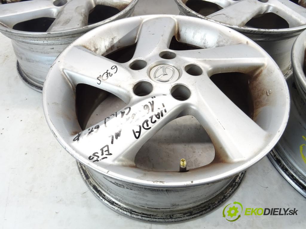 MAZDA ---    ---  disky hliníkové 16 6,5J 5X114,3 ET50 stred CENTR. 67