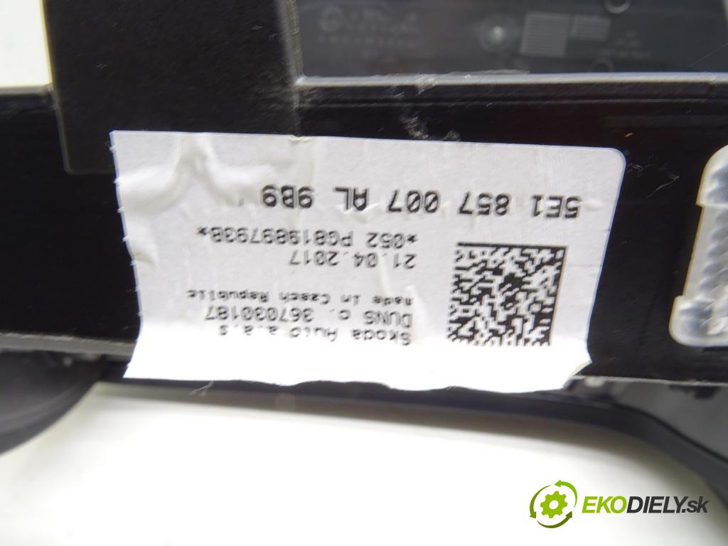 SKODA OCTAVIA III Combi (5E5, 5E6) 2012 - 2022    2.0 TDI RS 135 kW [184 KM] olej napędowy 2013 - 20  palubní doska  (Palubní desky)
