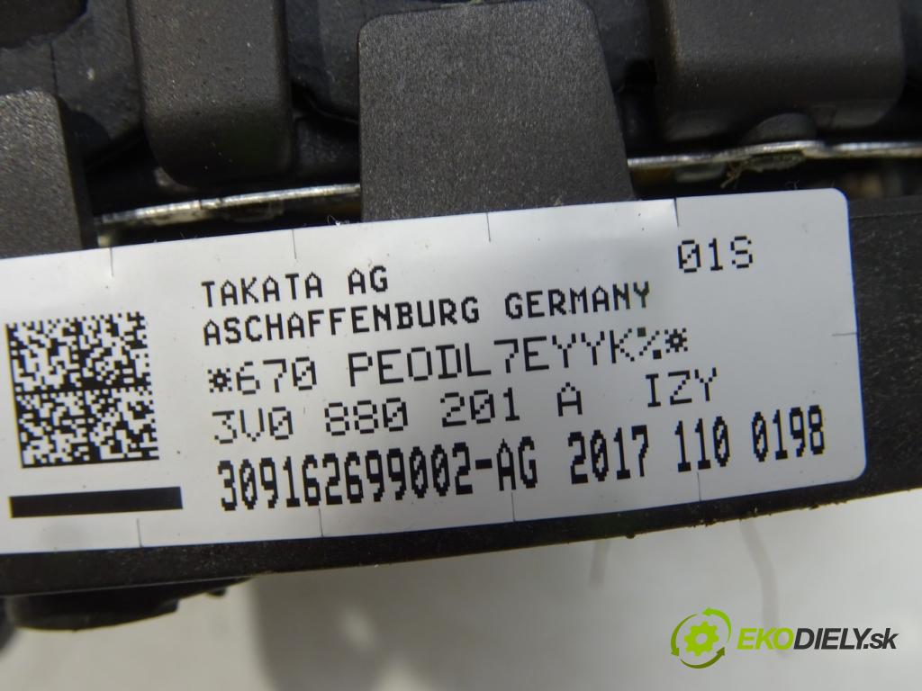 SKODA OCTAVIA III Combi (5E5, 5E6) 2012 - 2022    2.0 TDI RS 135 kW [184 KM] olej napędowy 2013 - 20  AirBag volantu 3V0880201A (Airbagy)