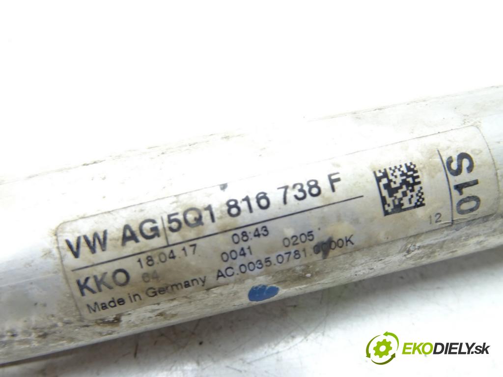 SKODA OCTAVIA III Combi (5E5, 5E6) 2012 - 2022    2.0 TDI RS 135 kW [184 KM] olej napędowy 2013 - 20  rúrka klimatizácie 5Q1816738F (Rúrky klimatizácie)