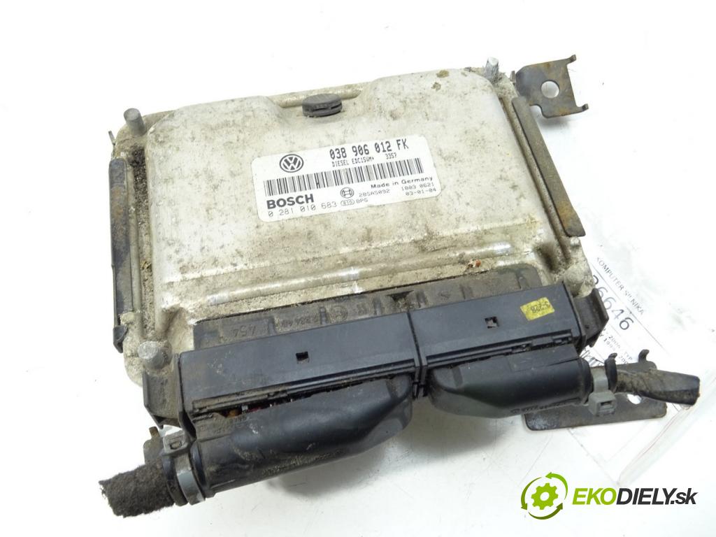 SEAT LEON (1M1) 1999 - 2006    1.9 TDI 81 kW [110 KM] olej napędowy 1999 - 2006  riadiaca jednotka Motor 0281010683 (Riadiace jednotky)