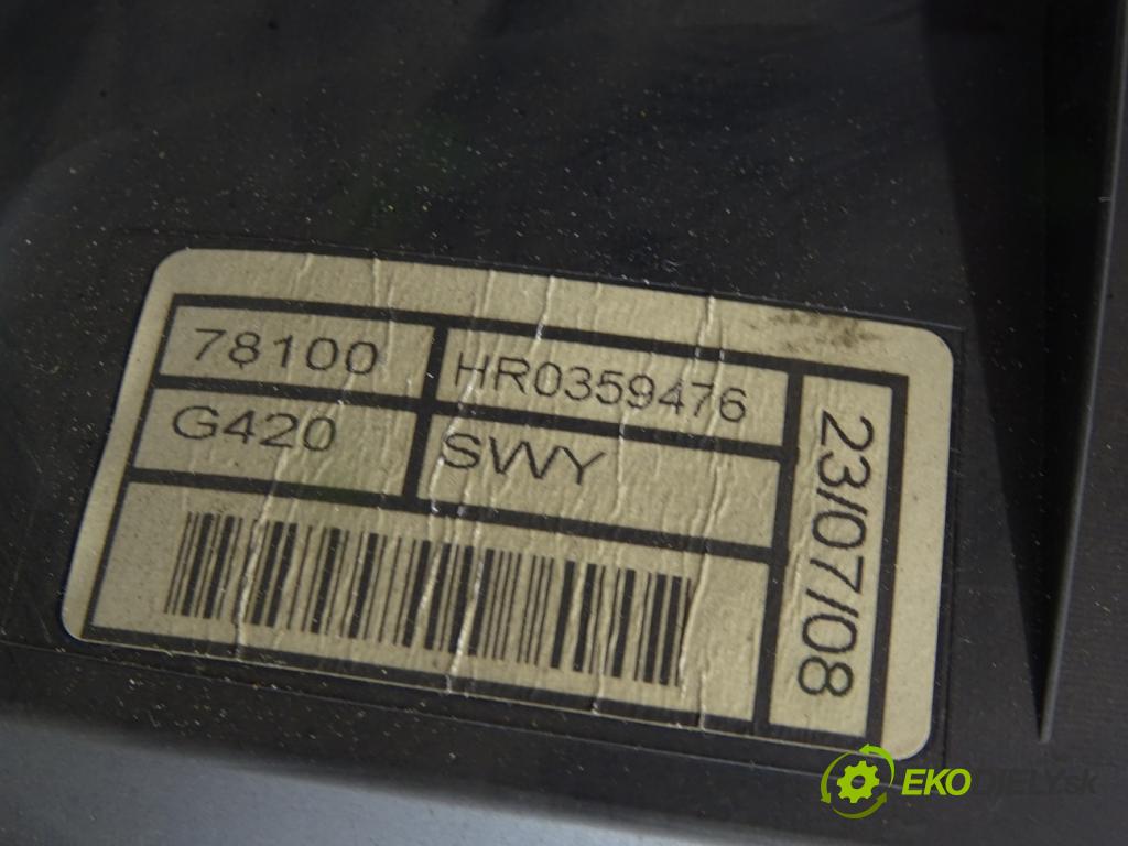 HONDA CR-V III (RE_) 2006 - 2022    2.2 i-CTDi 4WD (RE6) 103 kW [140 KM] olej napędowy  Prístrojovka HR0359476 (Prístrojové dosky, displeje)