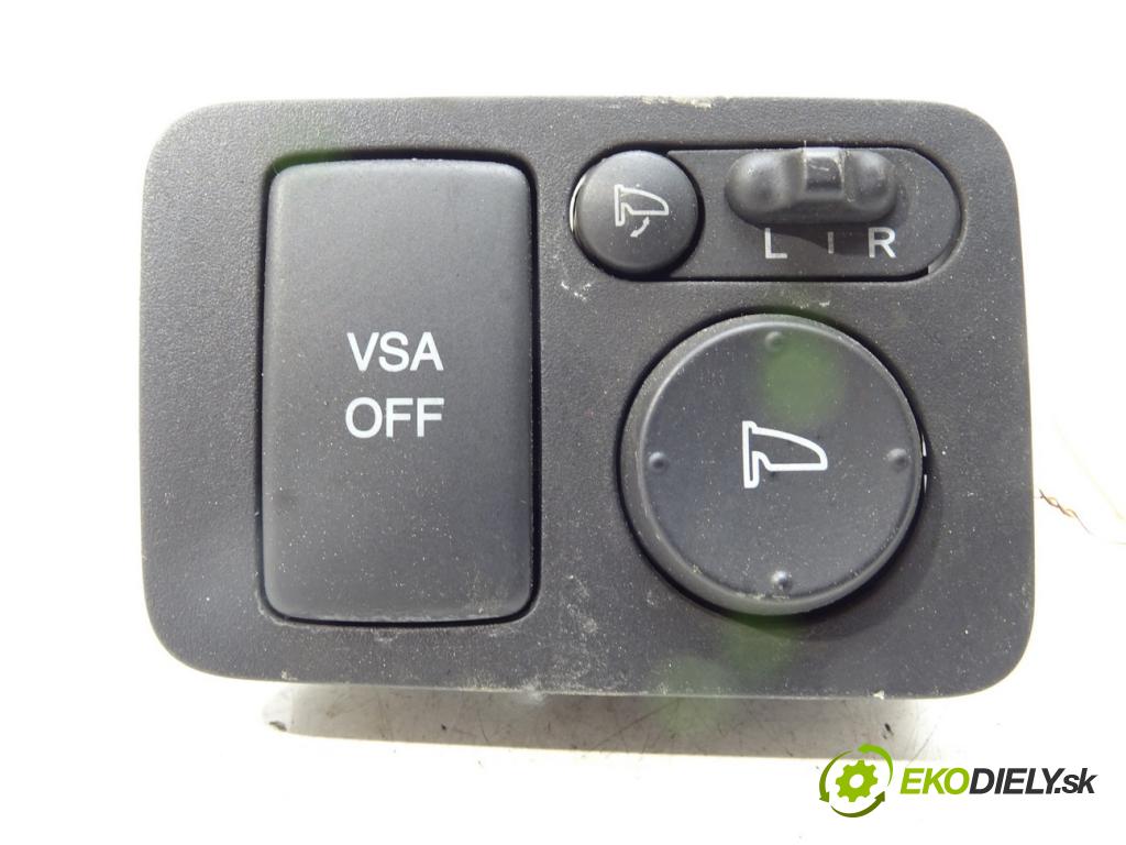 HONDA CR-V III (RE_) 2006 - 2022    2.2 i-CTDi 4WD (RE6) 103 kW [140 KM] olej napędowy  Prepínač nastavenia spätných zrkadiel M33212 (Prepínače, spínače, tlačidlá a ovládače kúrenia)