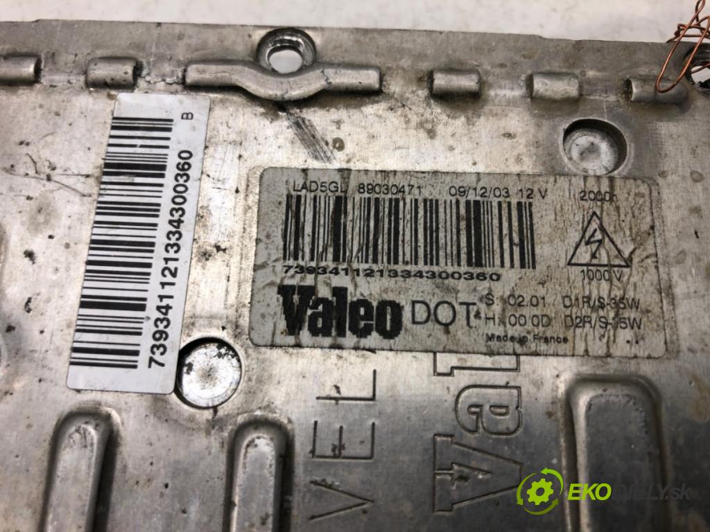 RENAULT LAGUNA II (BG0/1_) 2001 - 2007    2.0 16V (BG00, BG0K, BG0P, BG0W) 99 kW [135 KM] be  Menič XENON 89030471 (Riadiace jednotky xenónu)