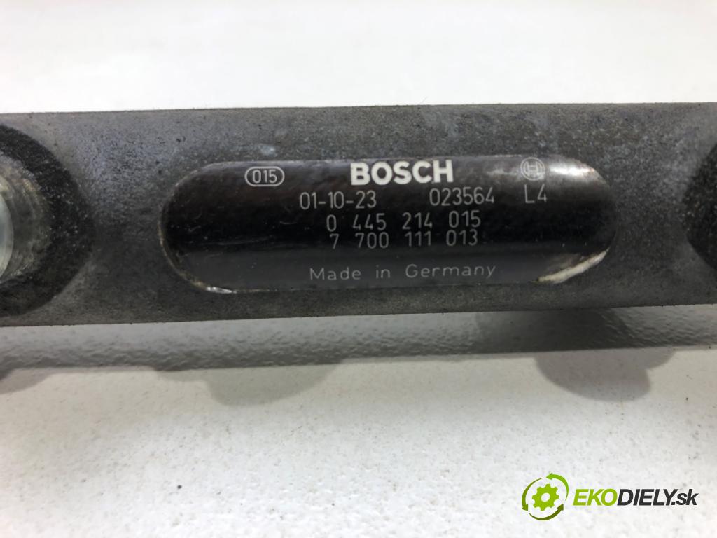 RENAULT LAGUNA II (BG0/1_) 2001 - 2007    1.9 dCI (BG0E) 77 kW [105 KM] olej napędowy 2001 -  Lišta vstrekovacia 0445214015 (Vstrekovacie lišty)