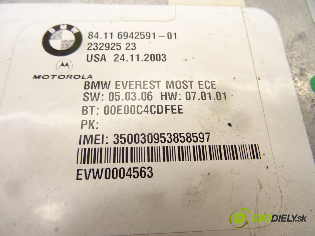 BMW 5 (E60) 2001 - 2010    530 d 160 kW [218 KM] olej napędowy 2002 - 2005  Modul BLUETOOTH 6942591 (Ostatné)