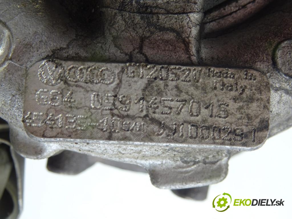 SKODA SUPERB I (3U4) 2001 - 2008    2.5 TDI 120 kW [163 KM] olej napędowy 2003 - 2008  Turbodúchadlo,turbo 059145701S (Turbodúchadlá (kompletné))