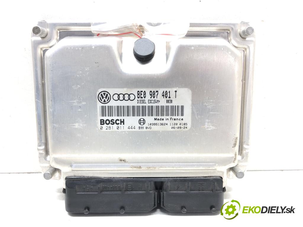 SKODA SUPERB I (3U4) 2001 - 2008    2.5 TDI 120 kW [163 KM] olej napędowy 2003 - 2008  riadiaca jednotka Motor 8E0907401T (Riadiace jednotky)