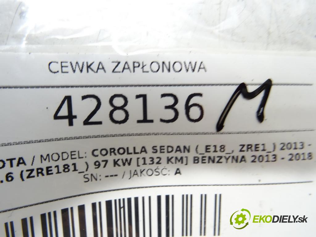 TOYOTA COROLLA sedan (_E18_, ZRE1_) 2013 - 2019    1.6 (ZRE181_) 97 kW [132 KM] benzyna 2013 - 2018  Cievka zapaľovacia 90919-02250 (Zapaľovacie cievky, moduly)