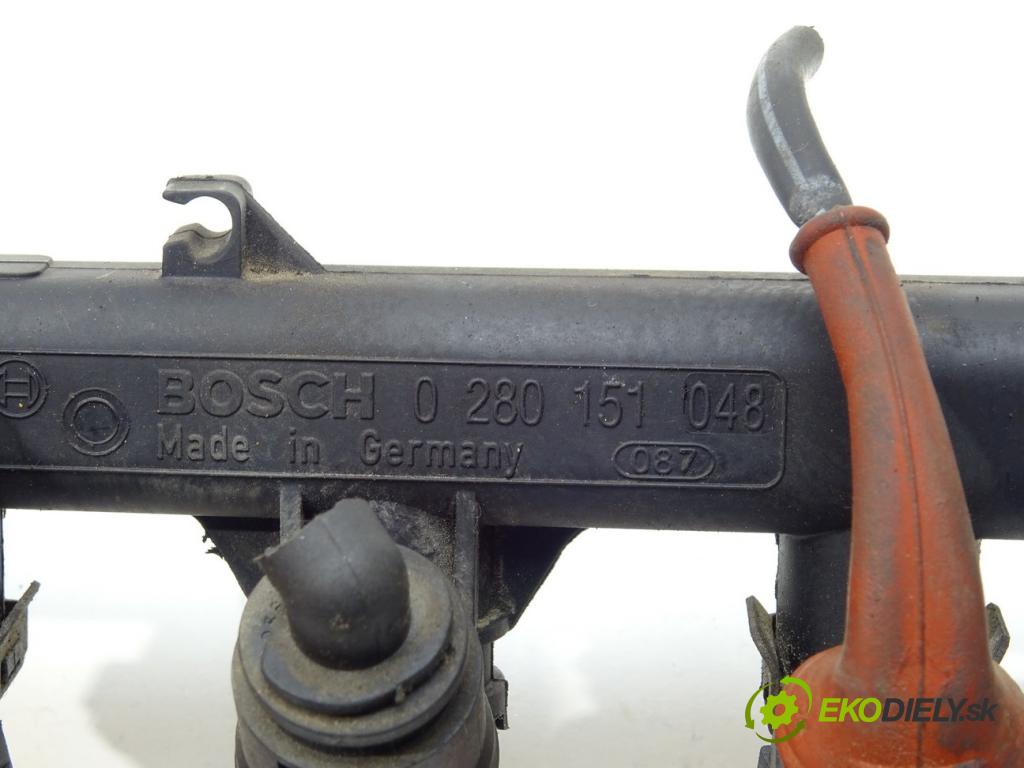 ALFA ROMEO 147 (937_) 2000 - 2010    1.6 16V T.SPARK ECO (937.AXA1A, 937.BXA1A) 77 kW [  Lišta vstrekovacia Vstrekovacie ventily 0280151048 (Vstrekovacie lišty)