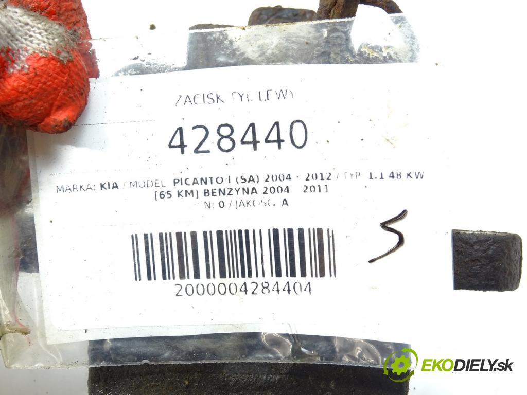 KIA PICANTO I (SA) 2004 - 2012    1.1 48 kW [65 KM] benzyna 2004 - 2011  Brzdič strmeň zad ľavy  (Ostatné)