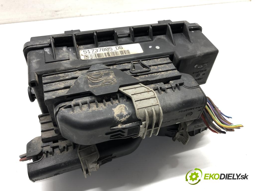FIAT GRANDE PUNTO (199_) 2005 - 2022    1.3 D Multijet 55 kW [75 KM] olej napędowy 2005 -   skříňka poistková 51737885 (Pojistkové skříňky)