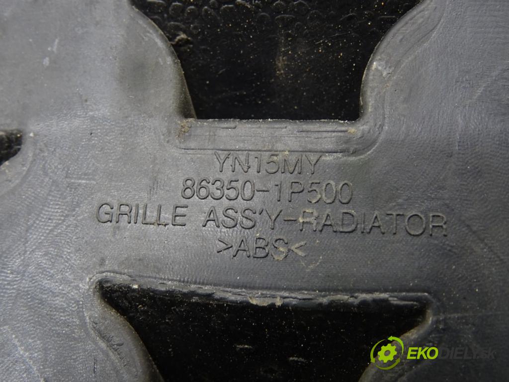 KIA VENGA Hatchback Van (YN) 2010 - 2022    CVVT 92 kW [125 KM] benzyna 2015 - 2022  mřížka maska 86350-1P500 (Mřížky (masky) chladičů)