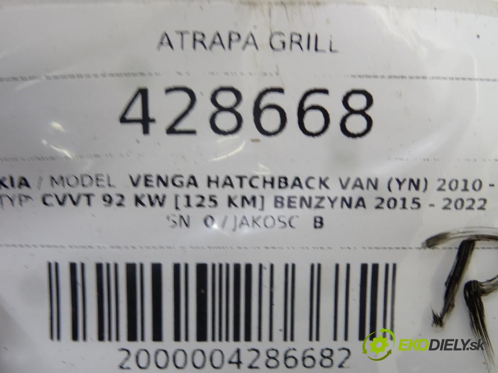 KIA VENGA Hatchback Van (YN) 2010 - 2022    CVVT 92 kW [125 KM] benzyna 2015 - 2022  mřížka maska 86350-1P500 (Mřížky (masky) chladičů)