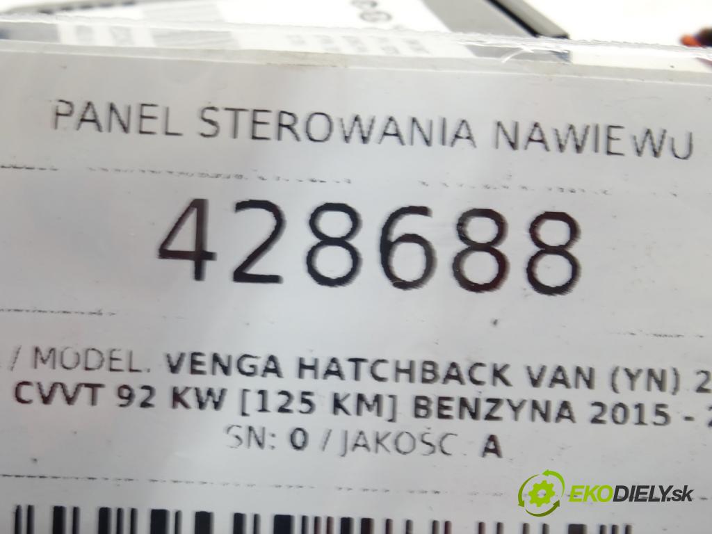 KIA VENGA Hatchback Van (YN) 2010 - 2022    CVVT 92 kW [125 KM] benzyna 2015 - 2022  Panel ovládania kúrenia 97250-1P630 (Prepínače, spínače, tlačidlá a ovládače kúrenia)