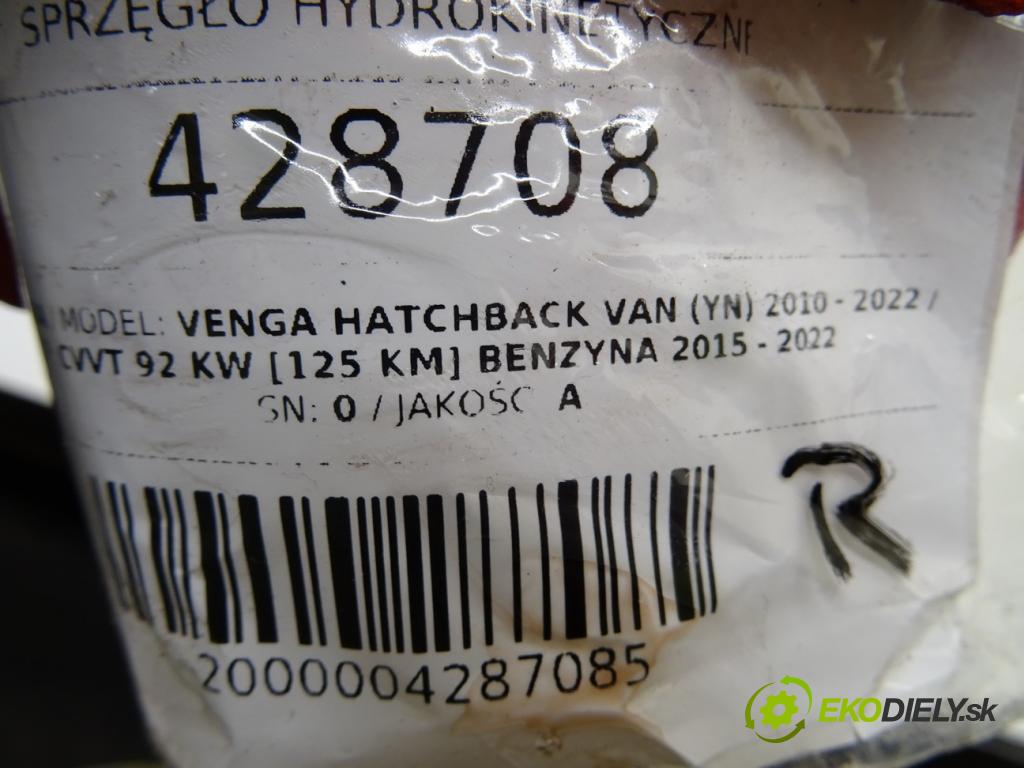 KIA VENGA Hatchback Van (YN) 2010 - 2022    CVVT 92 kW [125 KM] benzyna 2015 - 2022  Spojková sada (bez ložiska) konvertor  (Ostatné)