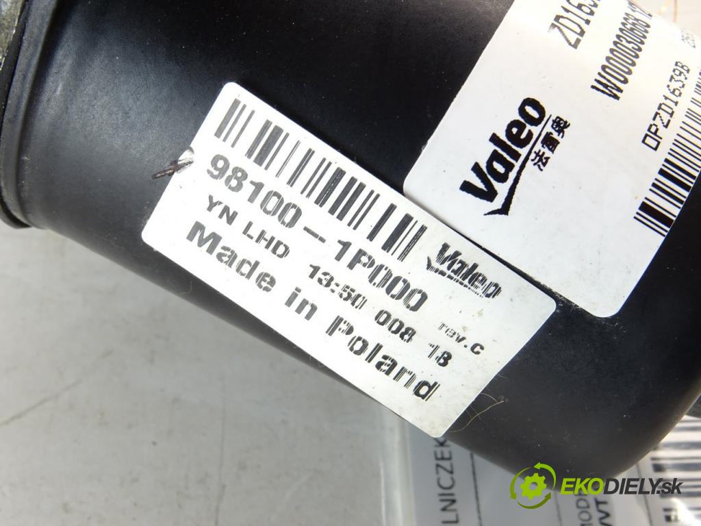 KIA VENGA Hatchback Van (YN) 2010 - 2022    CVVT 92 kW [125 KM] benzyna 2015 - 2022  Motorček stieračov predný 98100-1P000 (Motorčeky stieračov predné)