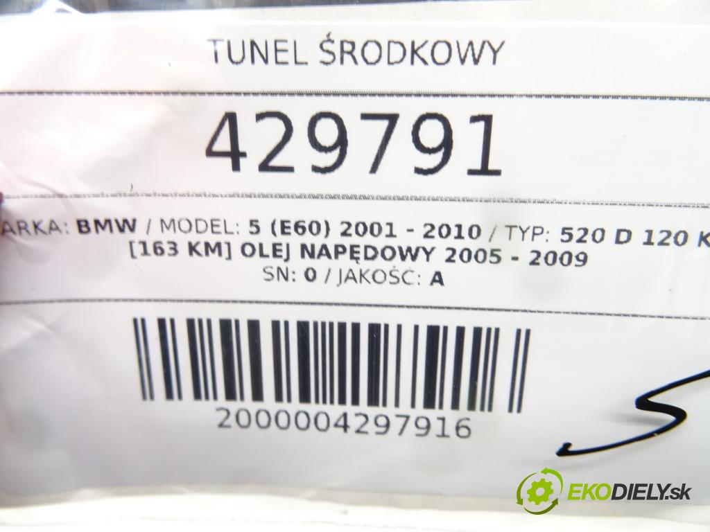 BMW 5 (E60) 2001 - 2010    520 d 120 kW [163 KM] olej napędowy 2005 - 2009  Tunel stredový  (Stredový tunel / panel)