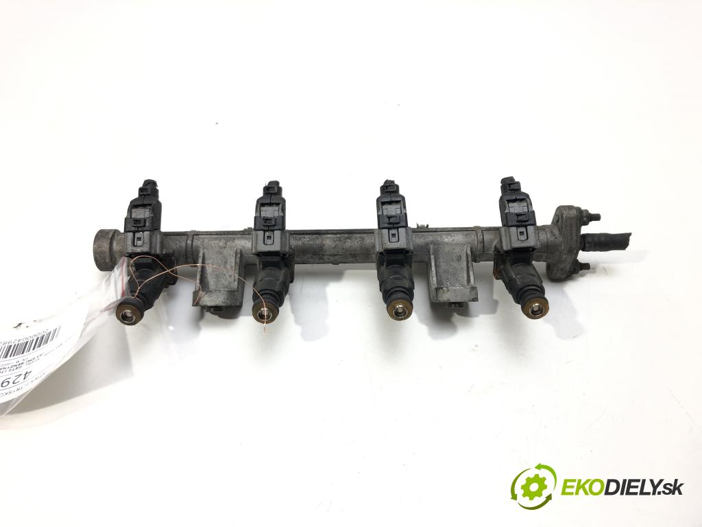 HYUNDAI GETZ (TB) 2001 - 2011    1.1 46 kW [63 KM] benzyna 2002 - 2005  Lišta vstrekovacia Vstrekovacie ventily  (Vstrekovacie lišty)