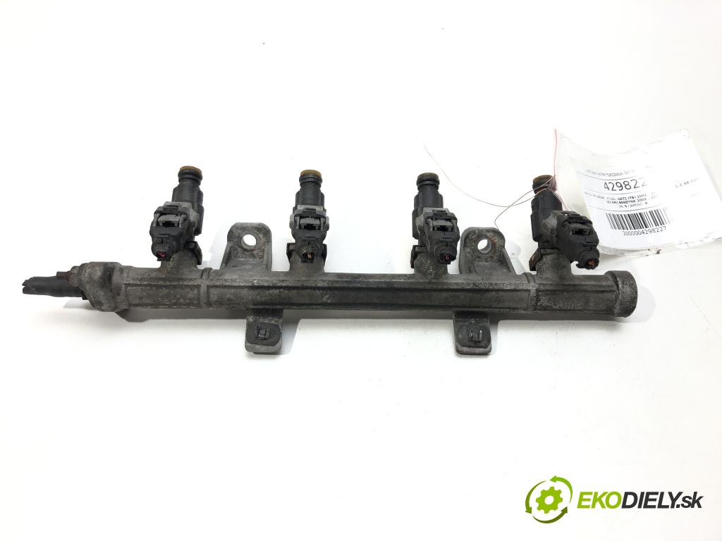 HYUNDAI GETZ (TB) 2001 - 2011    1.1 46 kW [63 KM] benzyna 2002 - 2005  Lišta vstrekovacia Vstrekovacie ventily  (Vstrekovacie lišty)