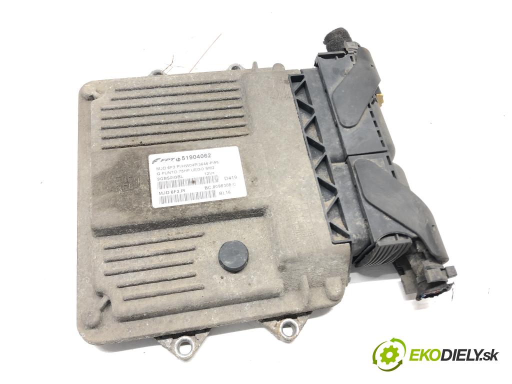 FIAT GRANDE PUNTO Van (199_) 2005 - 2013    1.3 JTD Multijet (199CXC1A) 55 kW [75 KM] olej nap  riadiaca jednotka Motor 51904062 (Riadiace jednotky)