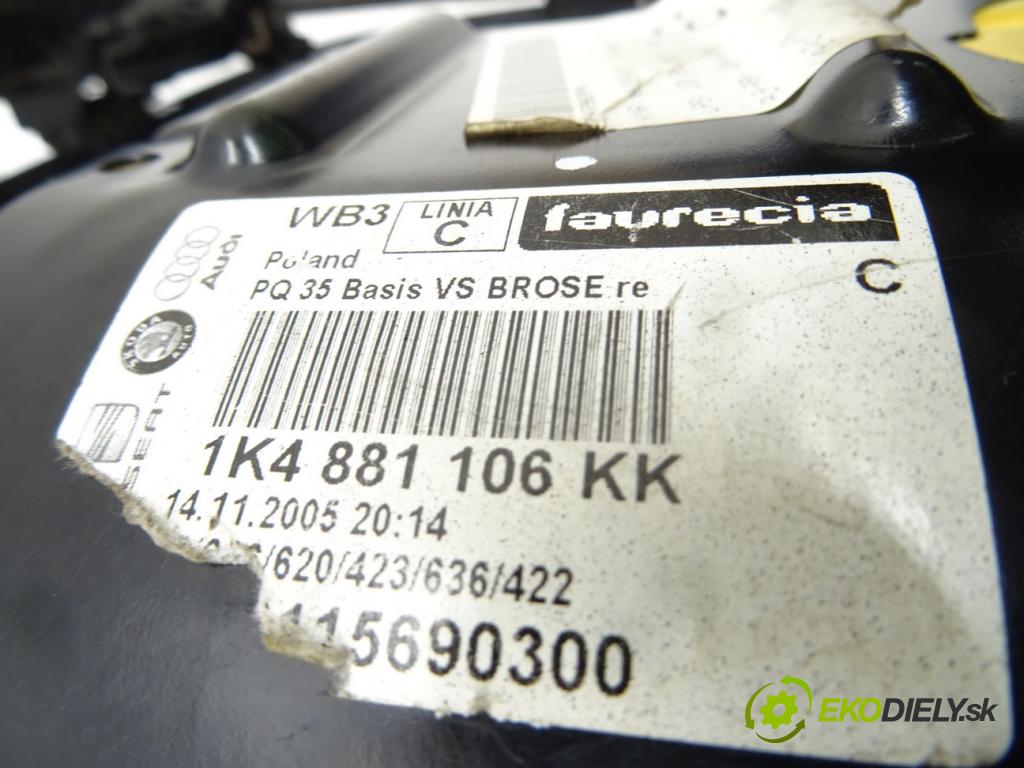 SKODA OCTAVIA II Combi (1Z5) 2004 - 2013    1.9 TDI 77 kW [105 KM] olej napędowy 2004 - 2010  Sedadlo pravy  (Sedačky, sedadlá)